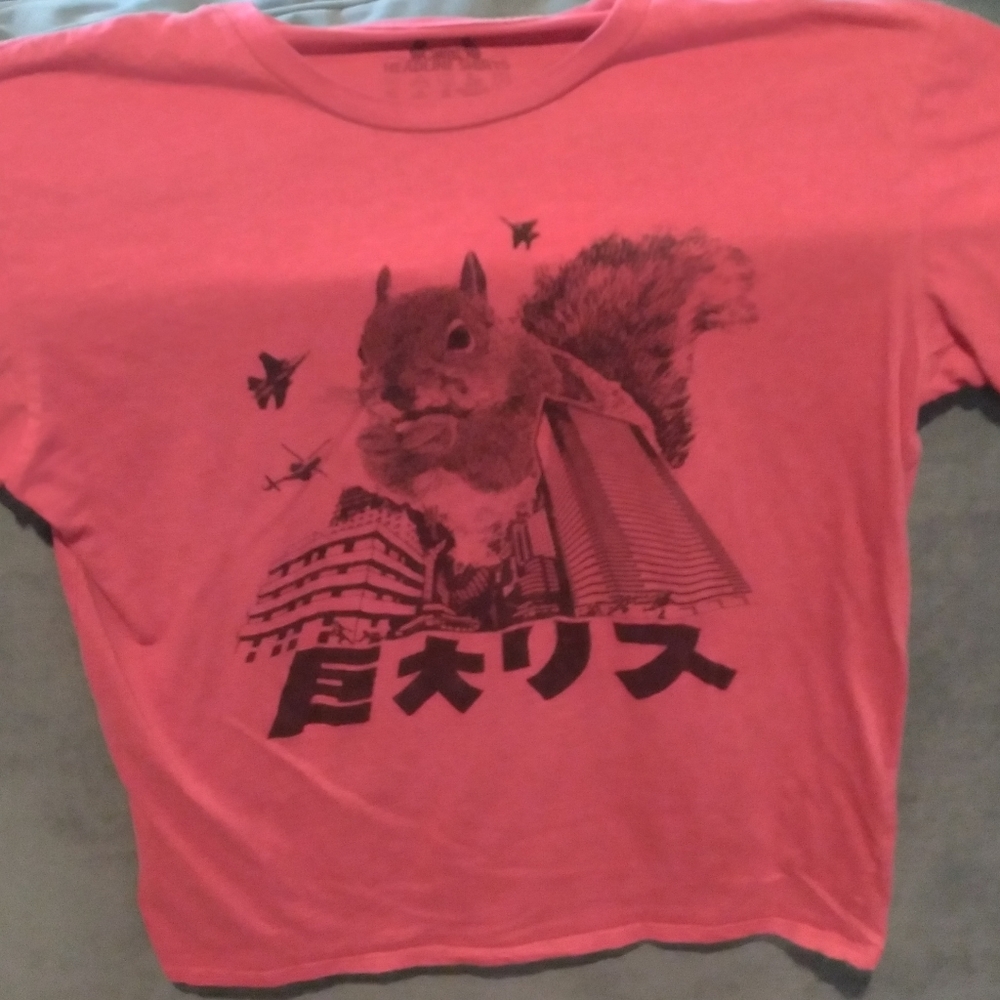 Giant squirrel monster tshirt